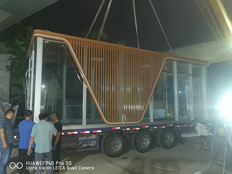 黑龍江候車(chē)亭候車(chē)室裝車(chē)案例